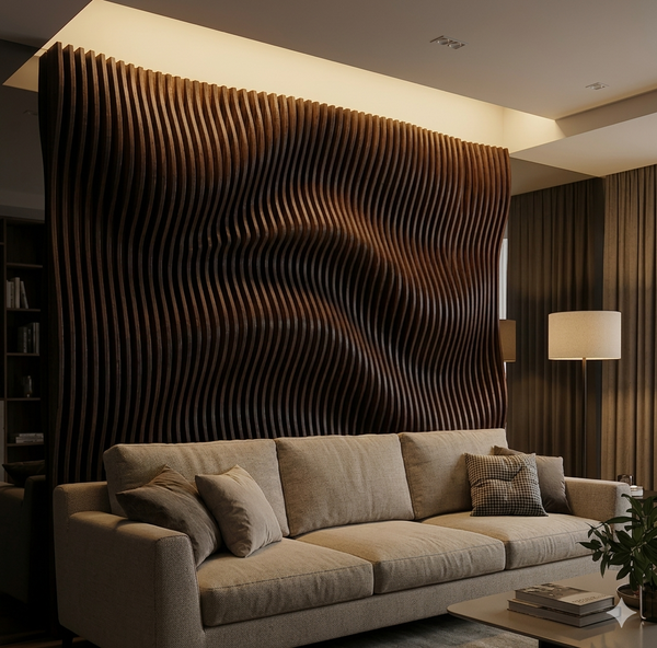 Wavy Slats Parametric Panels