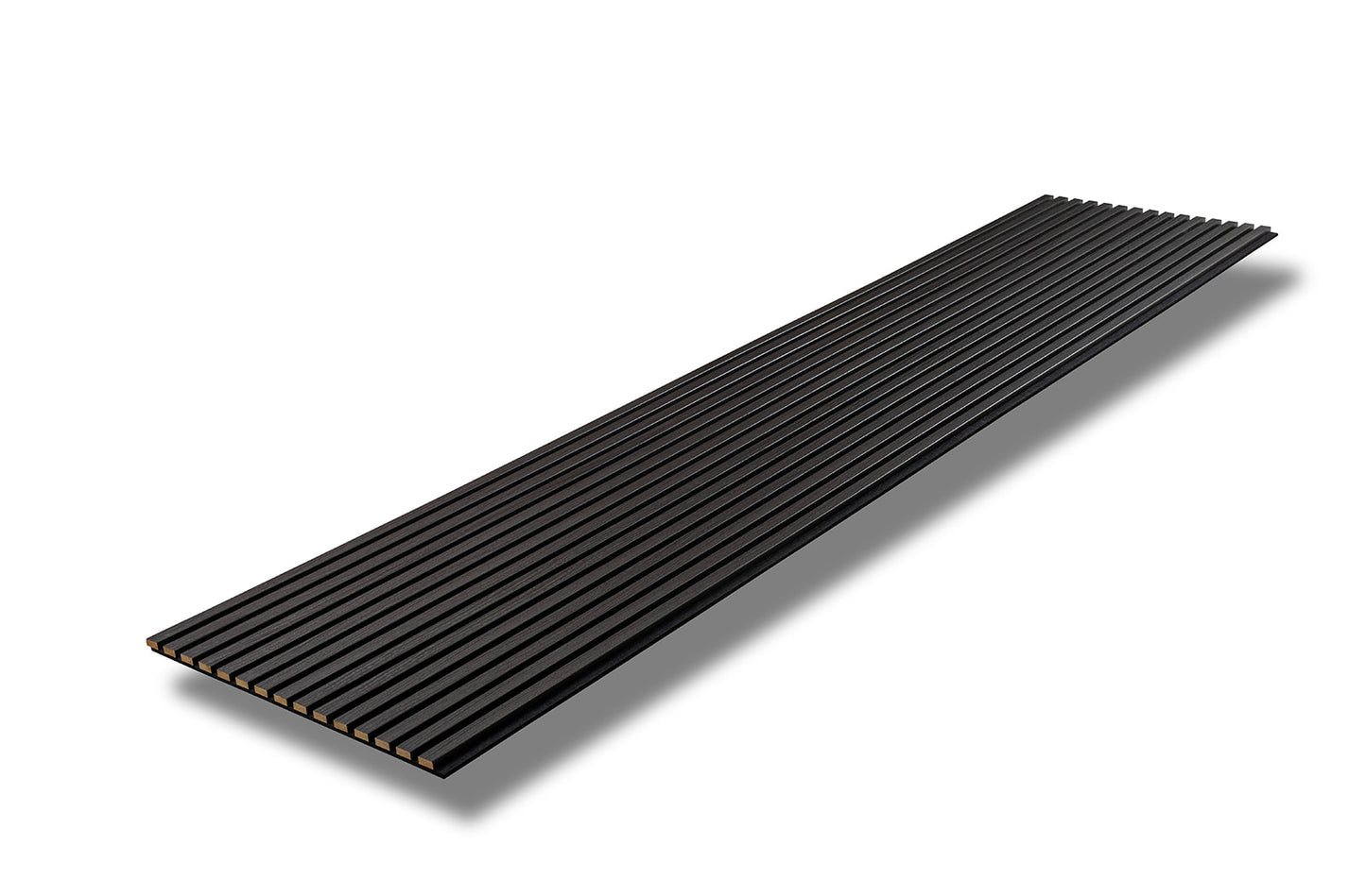 Anthracite PVC Slat Acoustic Panel