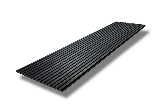 Black Ash Wood Slat panel