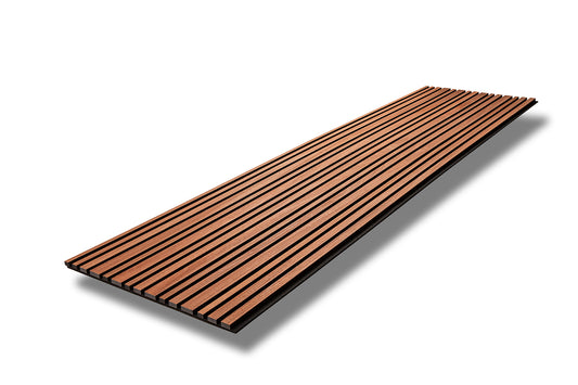 Sapelli Barcode Wood Slat panel