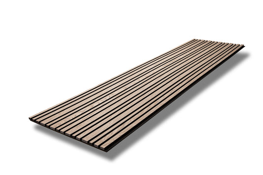 Siberian Barcode Oak Wood Slat panel