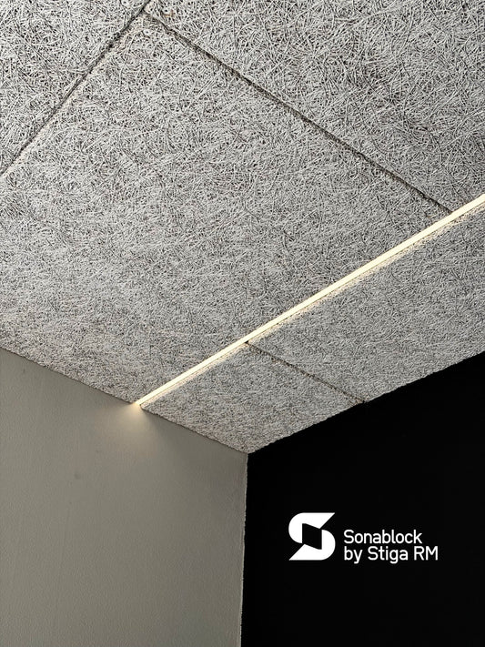 Sonablock acoustic ceiling panels, reference project