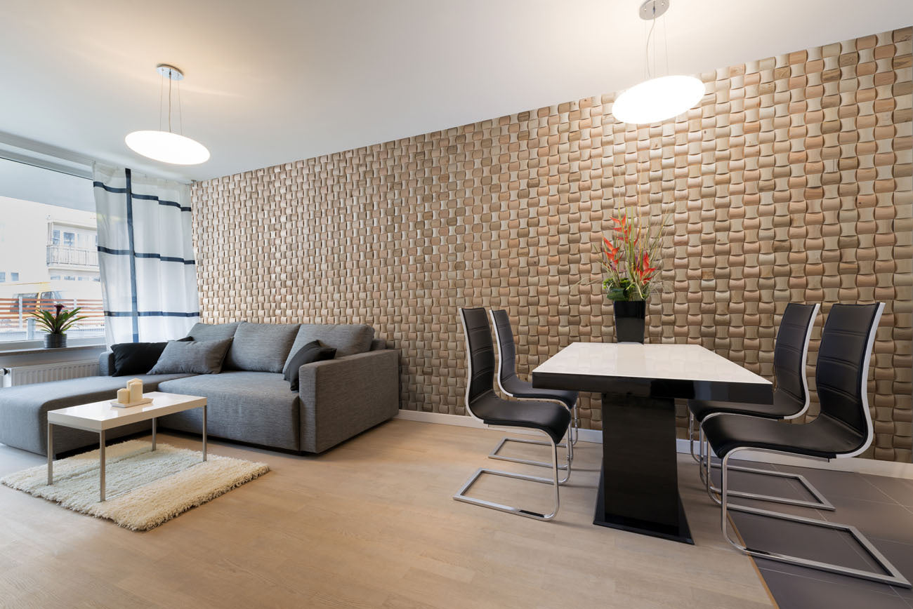 Wooden Wall Decorative panel Rubato