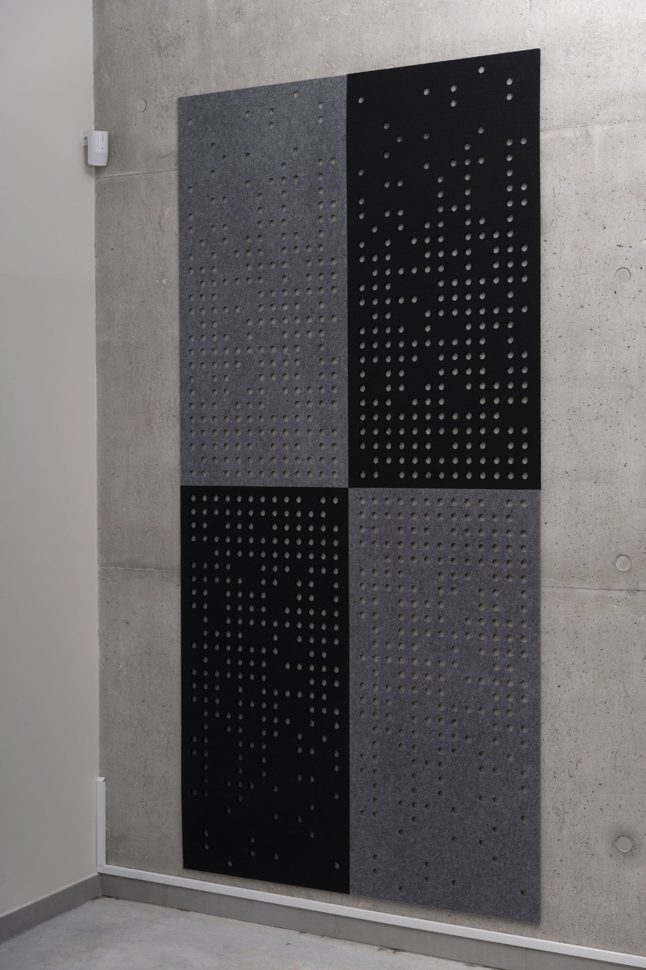Самоклеящаяся панель из акустического фетра, длинная черная, 9 мм