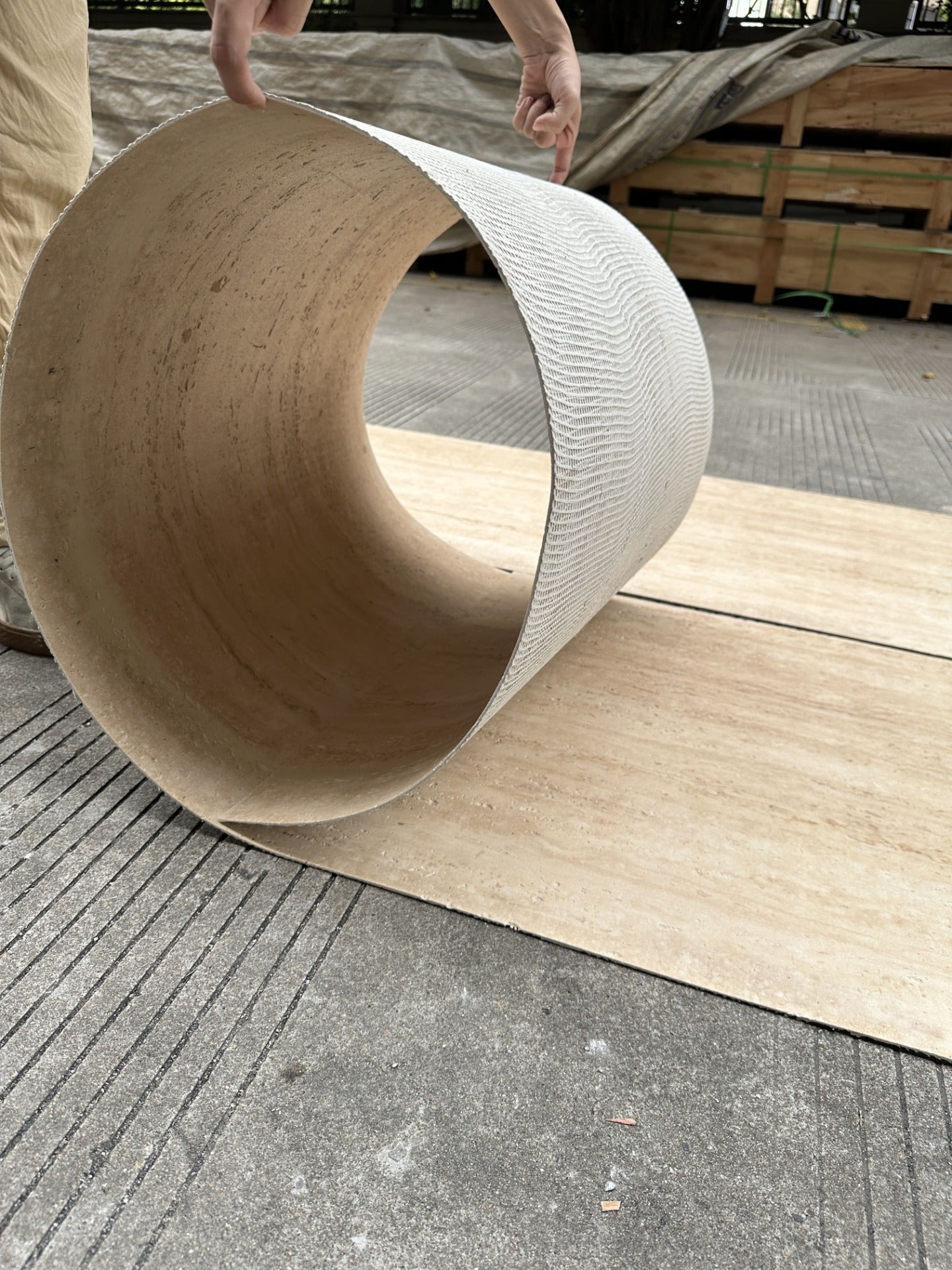 Linijinis travertinas