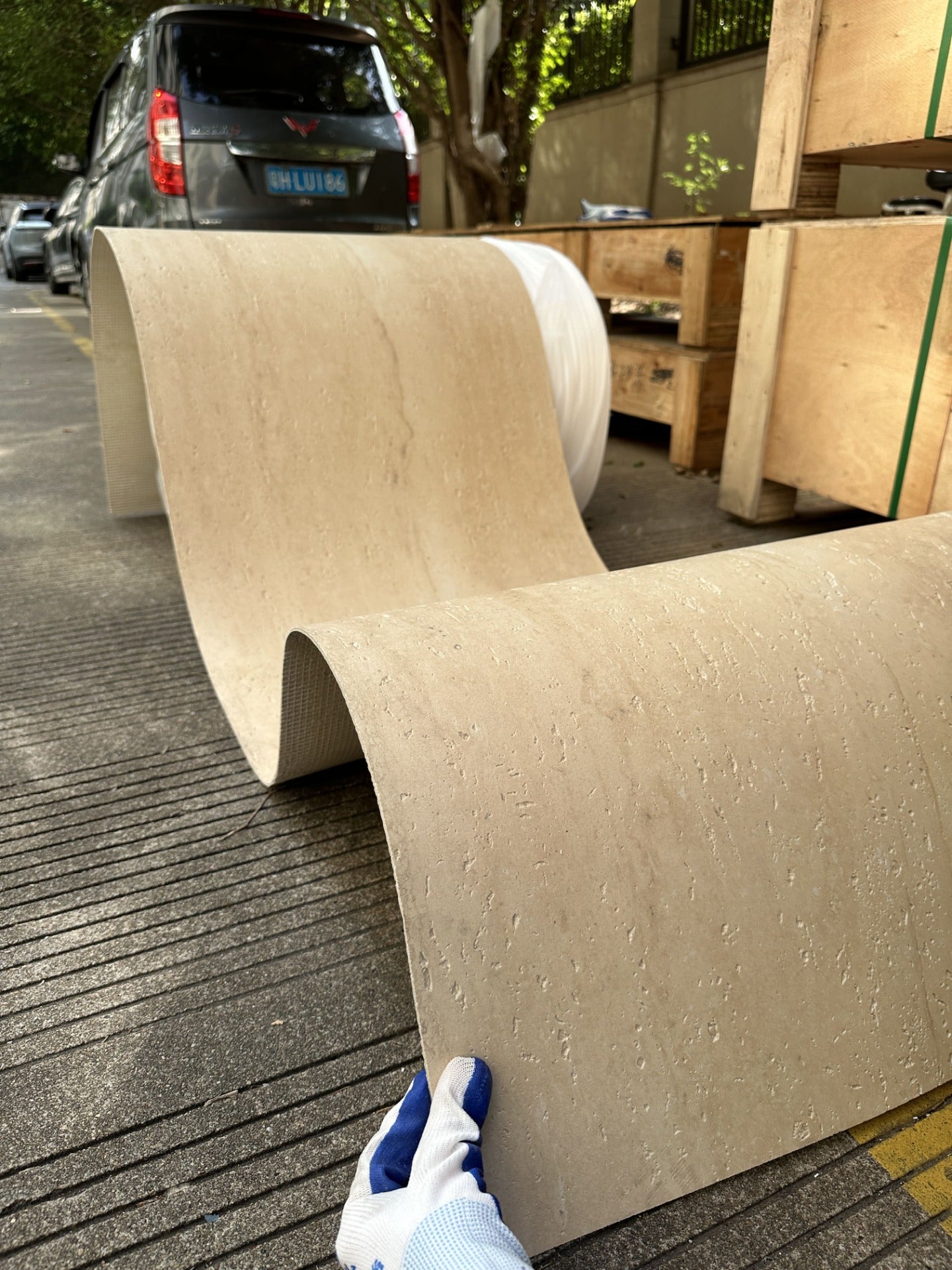 Linijinis travertinas