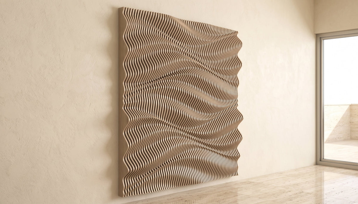 WavySlats Parametric Wall AUR parametric slat wall
