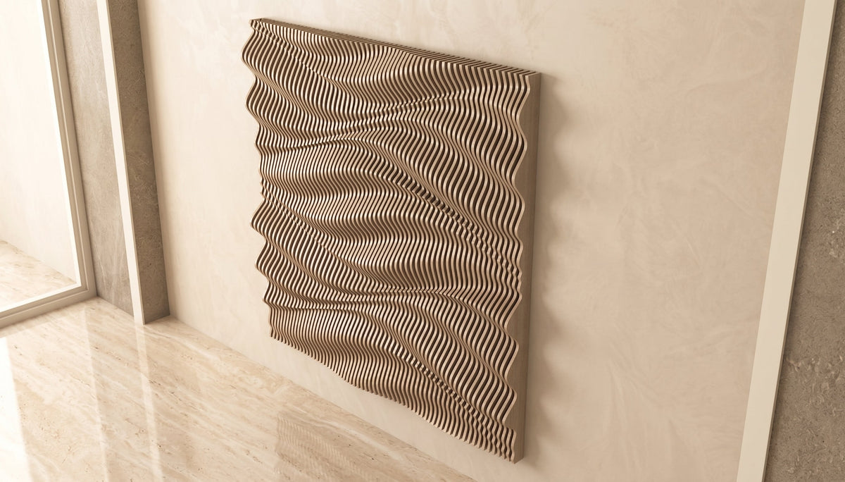 WavySlats Parametric Wall AUR parametric slat wall
