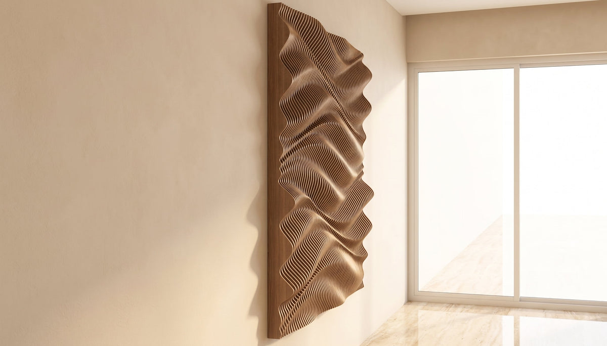 WavySlats Parametric Wall AUR parametric slat wall