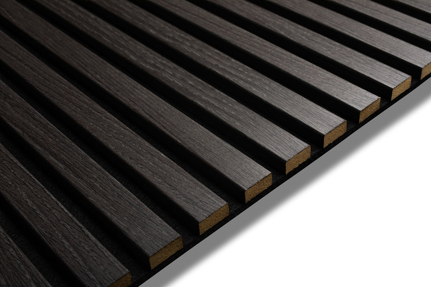 Anthracite PVC Slat Acoustic Panel