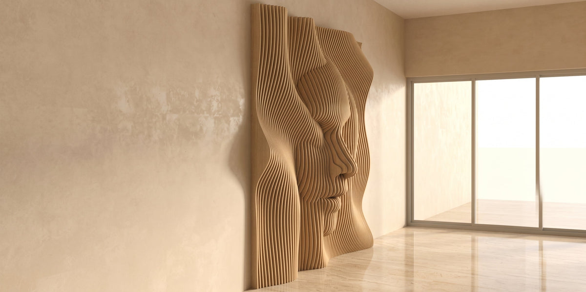 WavySlats Parametric Wall FACE parametric slat wall