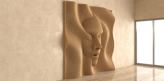 WavySlats Parametric Wall FACE parametric slat wall