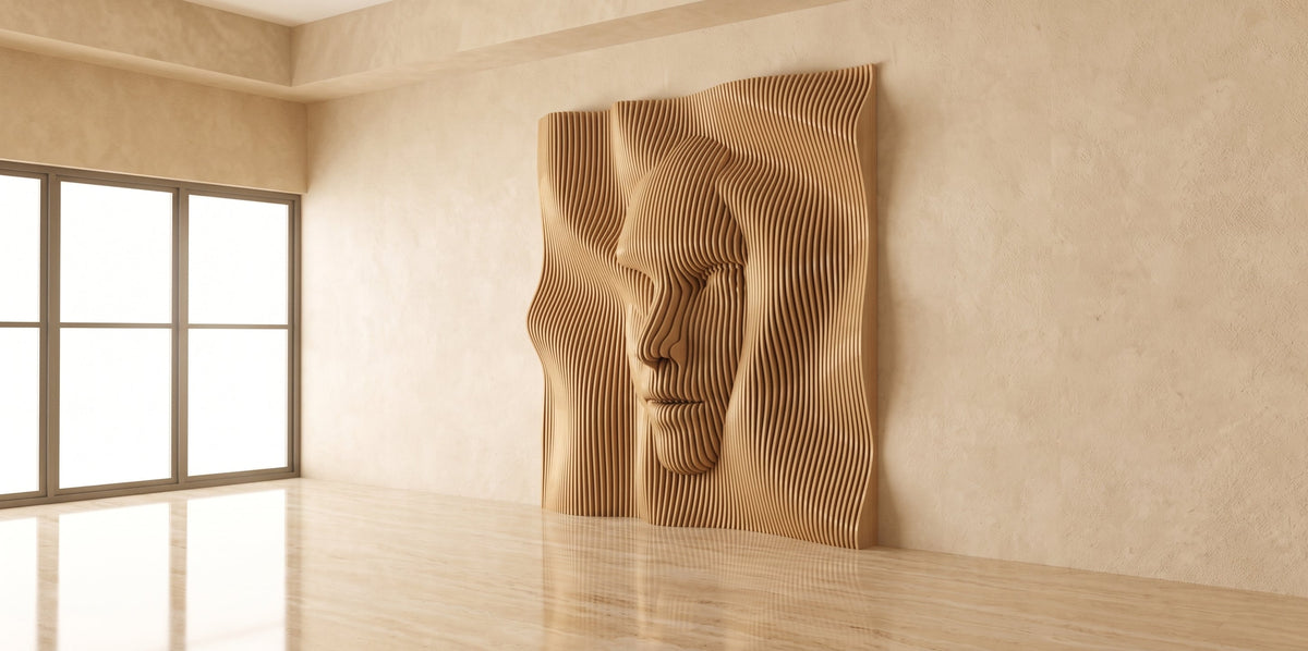 WavySlats Parametric Wall FACE parametric slat wall
