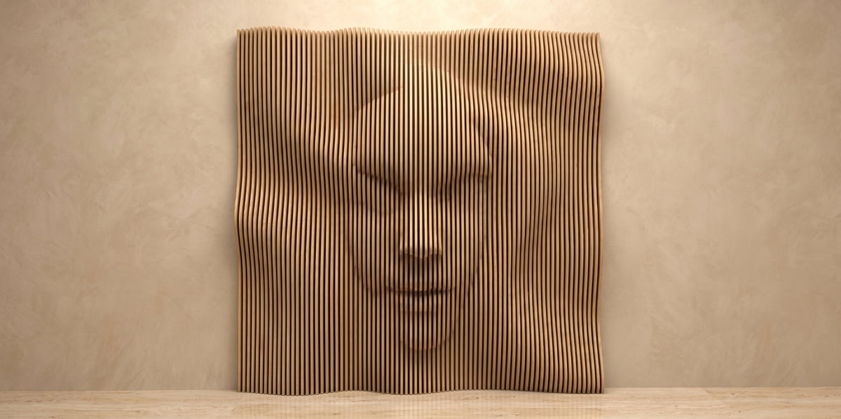 WavySlats Parametric Wall FACE parametric slat wall