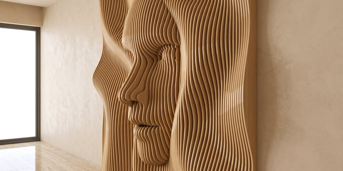 WavySlats Parametric Wall FACE parametric slat wall