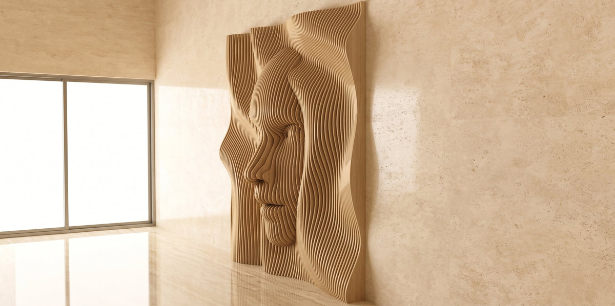 WavySlats Parametric Wall FACE parametric slat wall