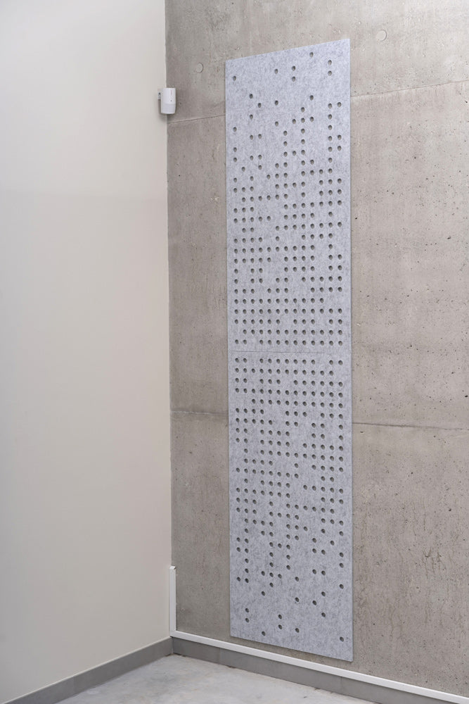 Self-adhesive Acoustic Felt Panel Long Light Gray 9mm