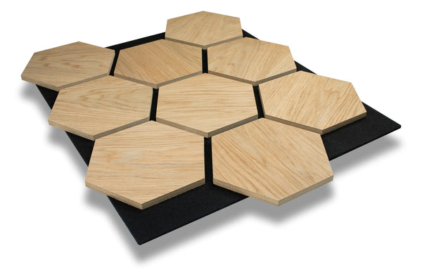 Hexa Eiken houten akoestisch paneel