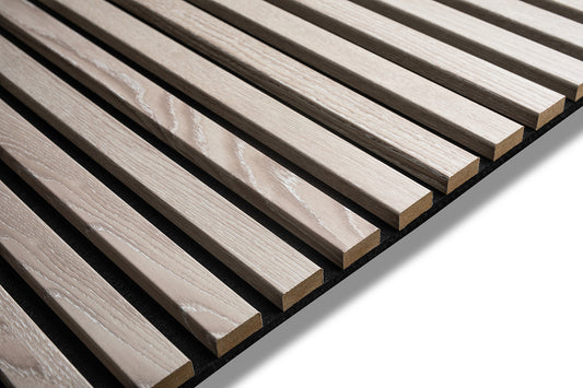 Old Oak PVC Slat Acoustic Panel