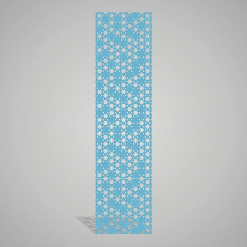 Self-adhesive Acoustic Felt Panel Circles 9 mm / Free Shipping-PET Felt Acoustic Panels-WallpanelsPRO-Aqua Blue-Wall Panels Pro