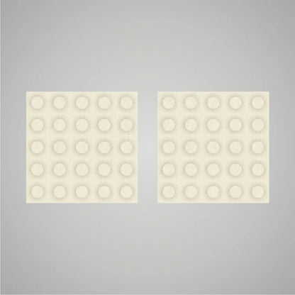 Self-adhesive Acoustic Felt Panel 3D Circles 18mm / Free Shipping-Beige-Wall Panels Pro