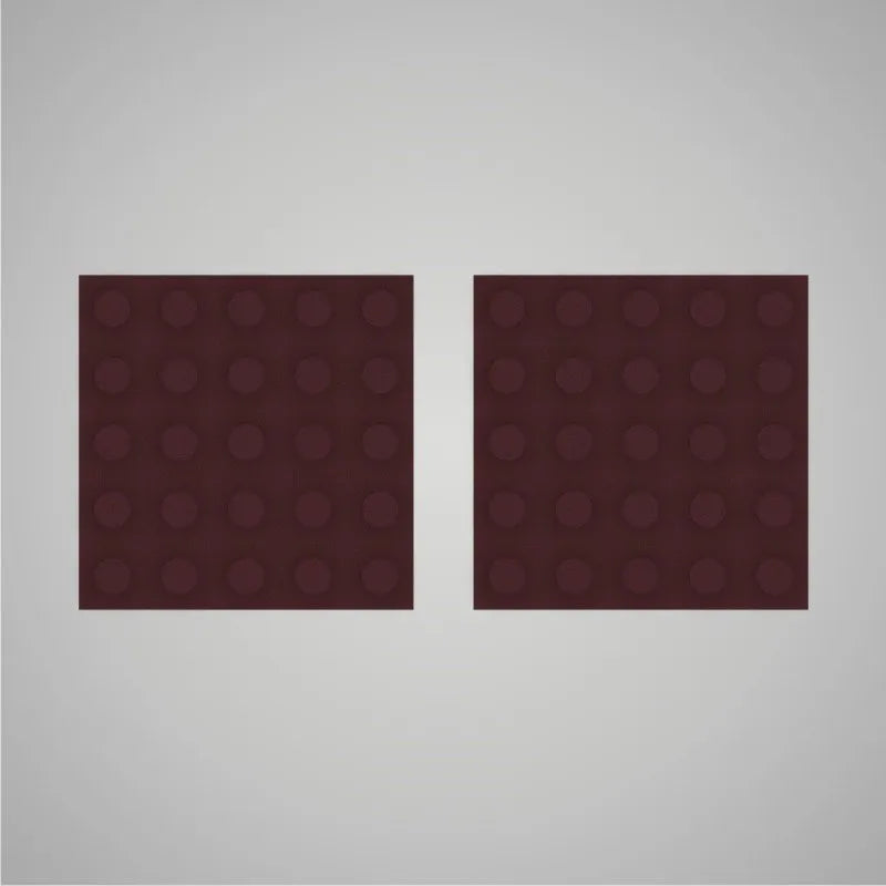 Self-adhesive Acoustic Felt Panel 3D Circles 18mm / Free Shipping-Dark Brown-Wall Panels Pro