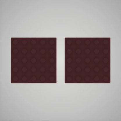 Self-adhesive Acoustic Felt Panel 3D Circles 18mm / Free Shipping-Dark Brown-Wall Panels Pro