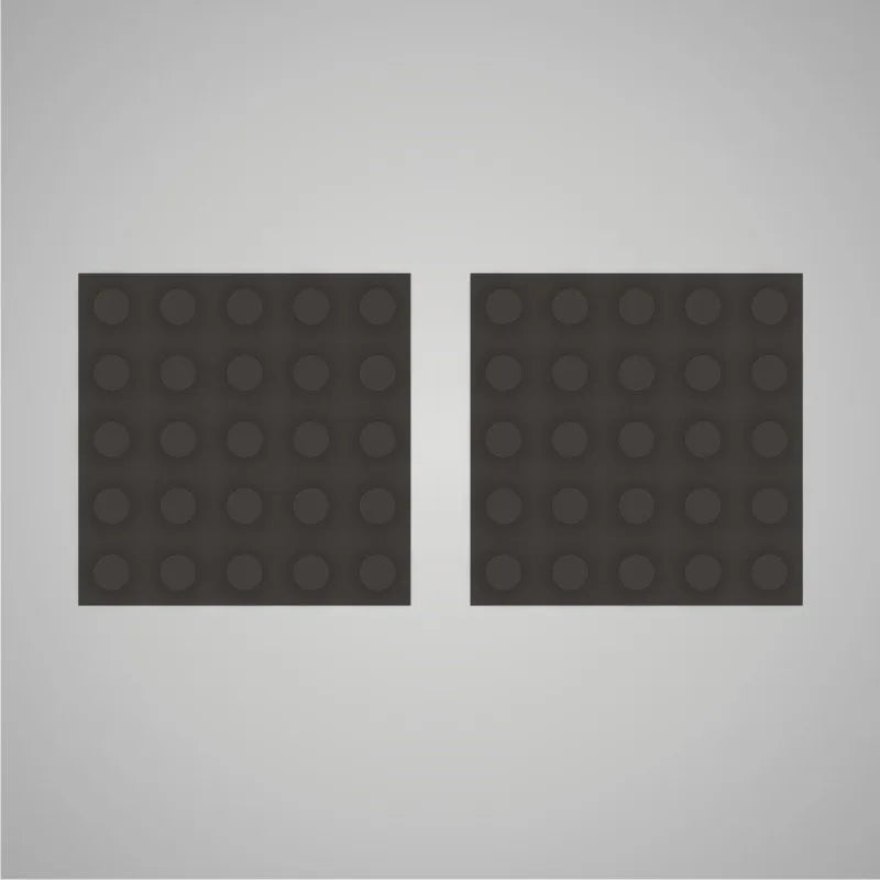 Self-adhesive Acoustic Felt Panel 3D Circles 18mm / Free Shipping-Dark Grey-Wall Panels Pro