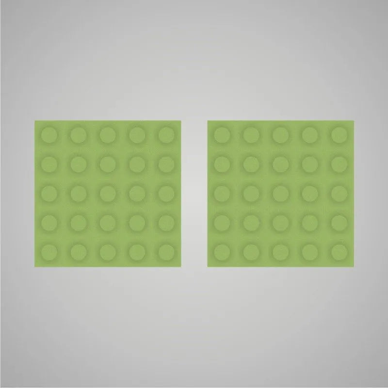 Self-adhesive Acoustic Felt Panel 3D Circles 18mm / Free Shipping-Green-Wall Panels Pro