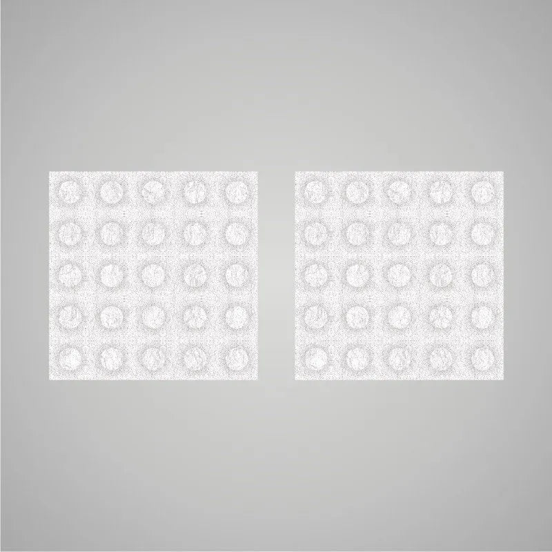 Self-adhesive Acoustic Felt Panel 3D Circles 18mm / Free Shipping-Marble-Wall Panels Pro