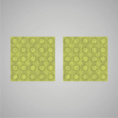 Self-adhesive Acoustic Felt Panel 3D Circles 18mm / Free Shipping-Marble Green-Wall Panels Pro