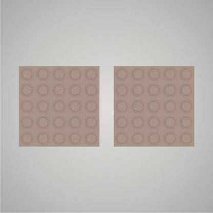 Self-adhesive Acoustic Felt Panel 3D Circles 18mm / Free Shipping-Rustick Greige-Wall Panels Pro