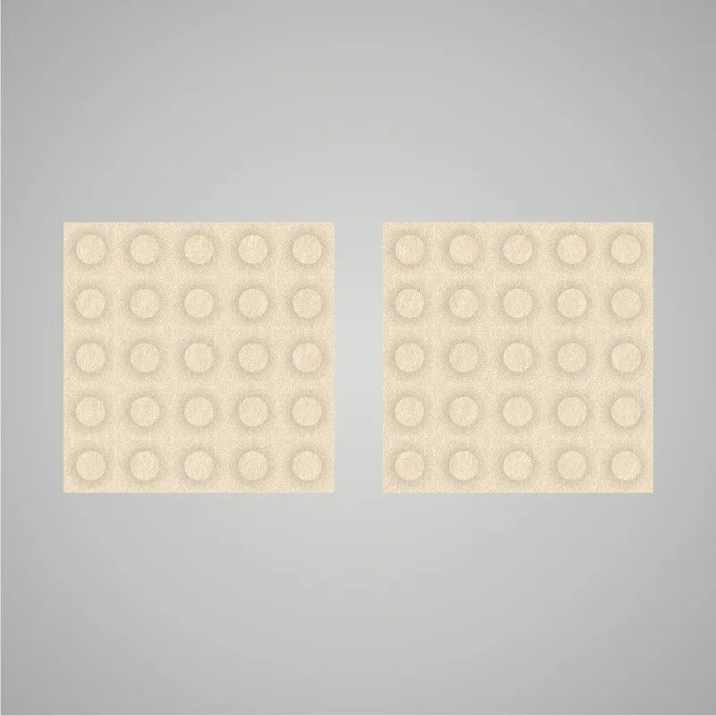 Self-adhesive Acoustic Felt Panel 3D Circles 18mm / Free Shipping-Sand-Wall Panels Pro