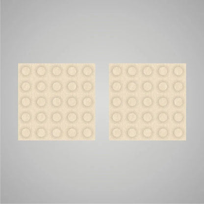 Self-adhesive Acoustic Felt Panel 3D Circles 18mm / Free Shipping-Sand-Wall Panels Pro