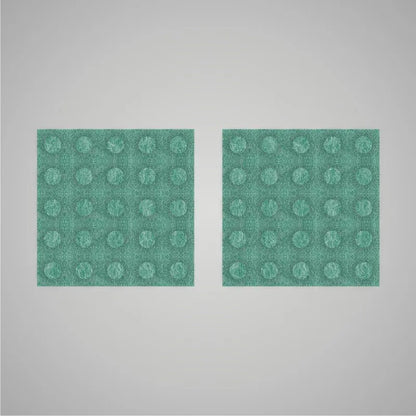 Self-adhesive Acoustic Felt Panel 3D Circles 18mm / Free Shipping-Tropical Sea Green-Wall Panels Pro