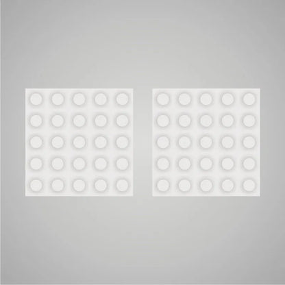 Self-adhesive Acoustic Felt Panel 3D Circles 18mm / Free Shipping-White-Wall Panels Pro
