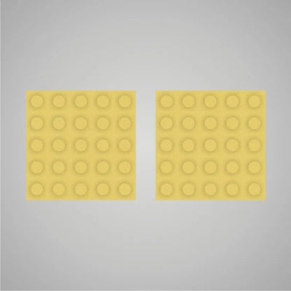 Self-adhesive Acoustic Felt Panel 3D Circles 18mm / Free Shipping-Yellow-Wall Panels Pro