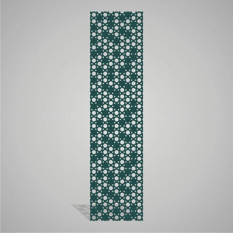 Self-adhesive Acoustic Felt Panel Circles 9 mm / Free Shipping-PET Felt Acoustic Panels-WallpanelsPRO-Dark Teal-Wall Panels Pro