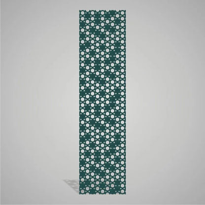 Self-adhesive Acoustic Felt Panel Circles 9 mm / Free Shipping-PET Felt Acoustic Panels-WallpanelsPRO-Dark Teal-Wall Panels Pro