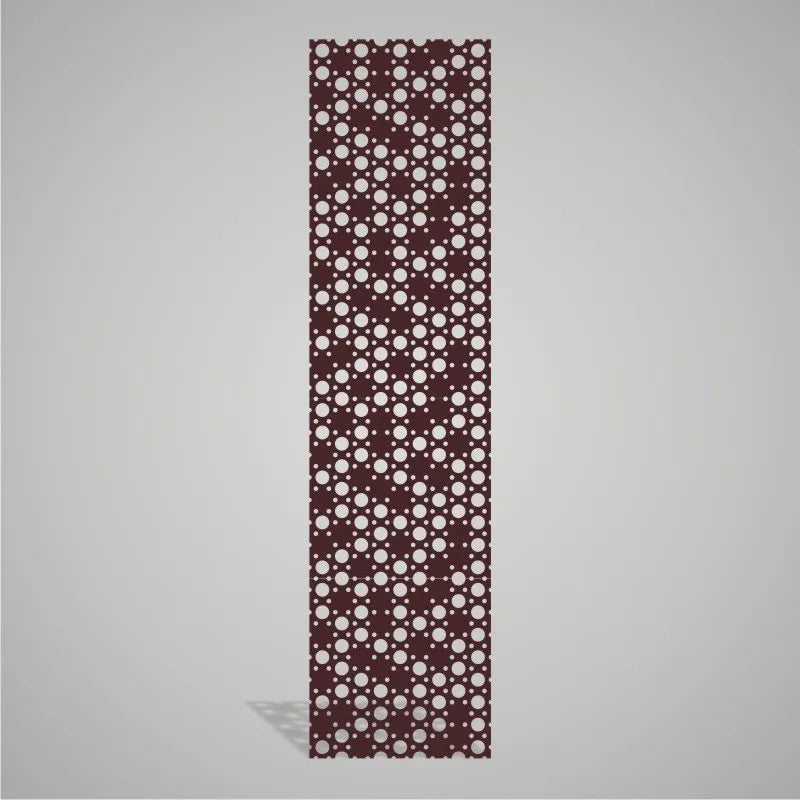 Self-adhesive Acoustic Felt Panel Circles 9 mm / Free Shipping-PET Felt Acoustic Panels-WallpanelsPRO-Dark Brown-Wall Panels Pro