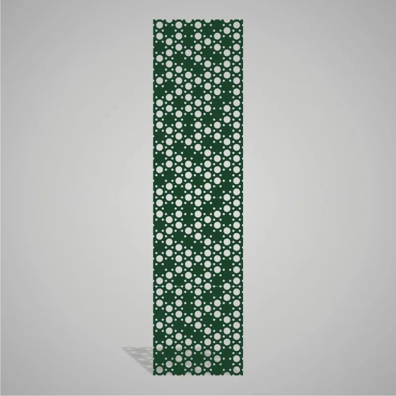 Self-adhesive Acoustic Felt Panel Circles 9 mm / Free Shipping-PET Felt Acoustic Panels-WallpanelsPRO-Dark Green-Wall Panels Pro
