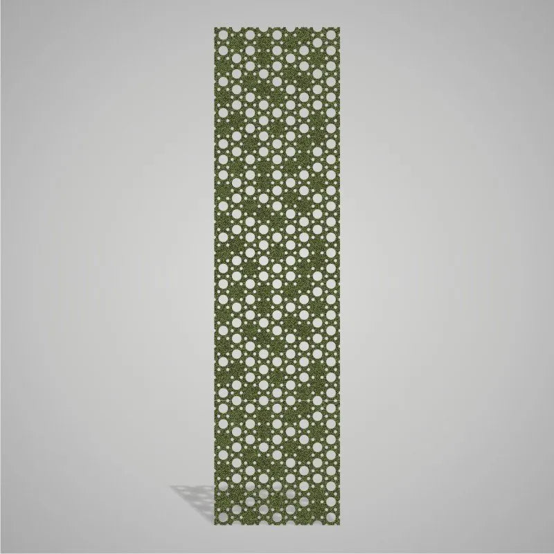 Self-adhesive Acoustic Felt Panel Circles 9 mm / Free Shipping-PET Felt Acoustic Panels-WallpanelsPRO-Forest Green-Wall Panels Pro