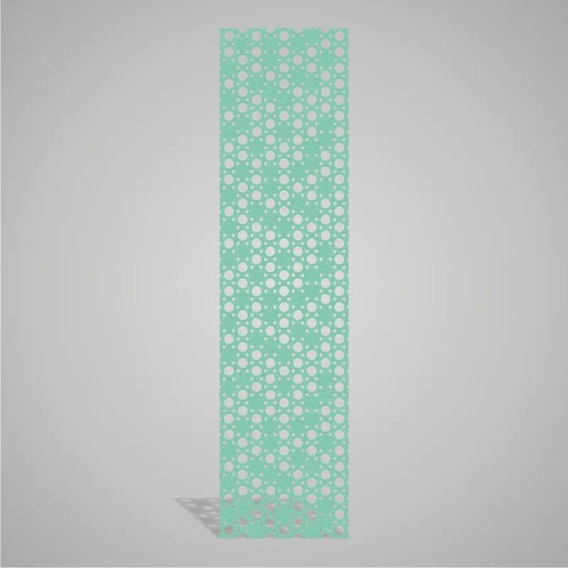 Self-adhesive Acoustic Felt Panel Circles 9 mm / Free Shipping-PET Felt Acoustic Panels-WallpanelsPRO-Light Teal-Wall Panels Pro