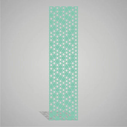 Self-adhesive Acoustic Felt Panel Circles 9 mm / Free Shipping-PET Felt Acoustic Panels-WallpanelsPRO-Light Teal-Wall Panels Pro