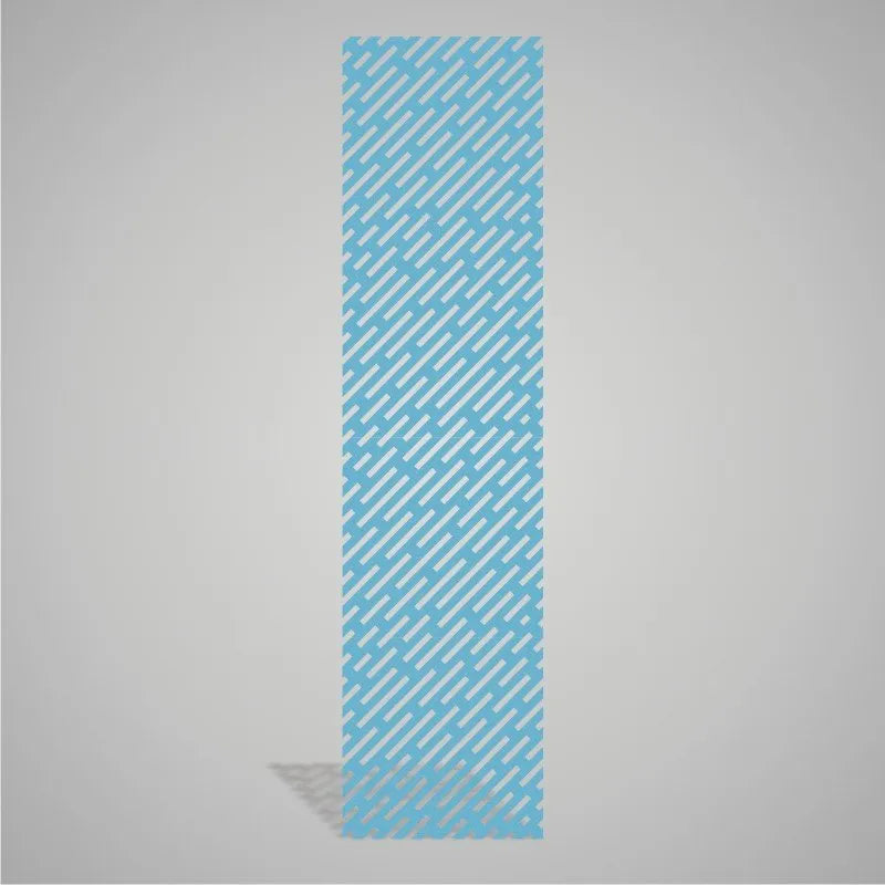 Self-adhesive Acoustic Felt Panel Lines 9 mm / Free Shipping-PET Felt Acoustic Panels-WallpanelsPRO-Aqua Blue-Wall Panels Pro