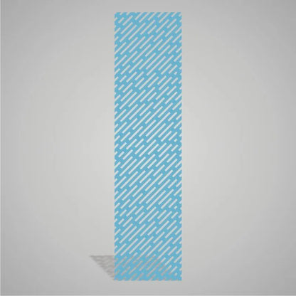 Self-adhesive Acoustic Felt Panel Lines 9 mm / Free Shipping-PET Felt Acoustic Panels-WallpanelsPRO-Aqua Blue-Wall Panels Pro