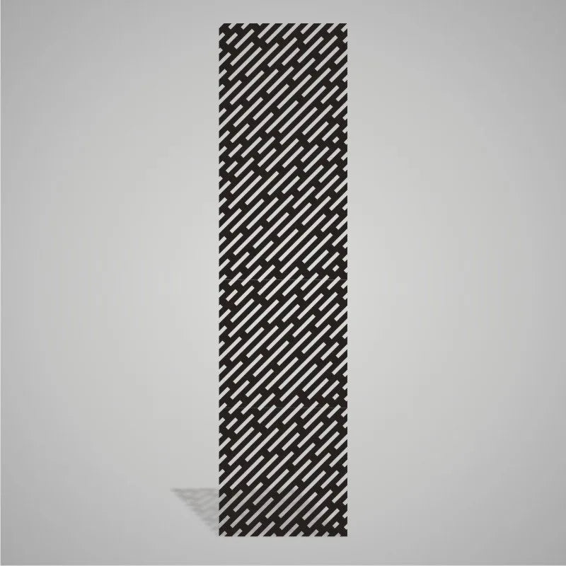Self-adhesive Acoustic Felt Panel Lines 9 mm / Free Shipping-PET Felt Acoustic Panels-WallpanelsPRO-Black-Wall Panels Pro