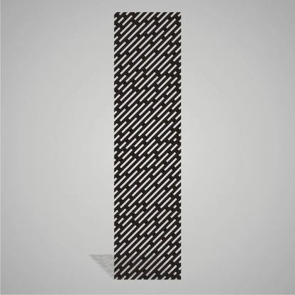 Self-adhesive Acoustic Felt Panel Lines 9 mm / Free Shipping-PET Felt Acoustic Panels-WallpanelsPRO-Black-Wall Panels Pro