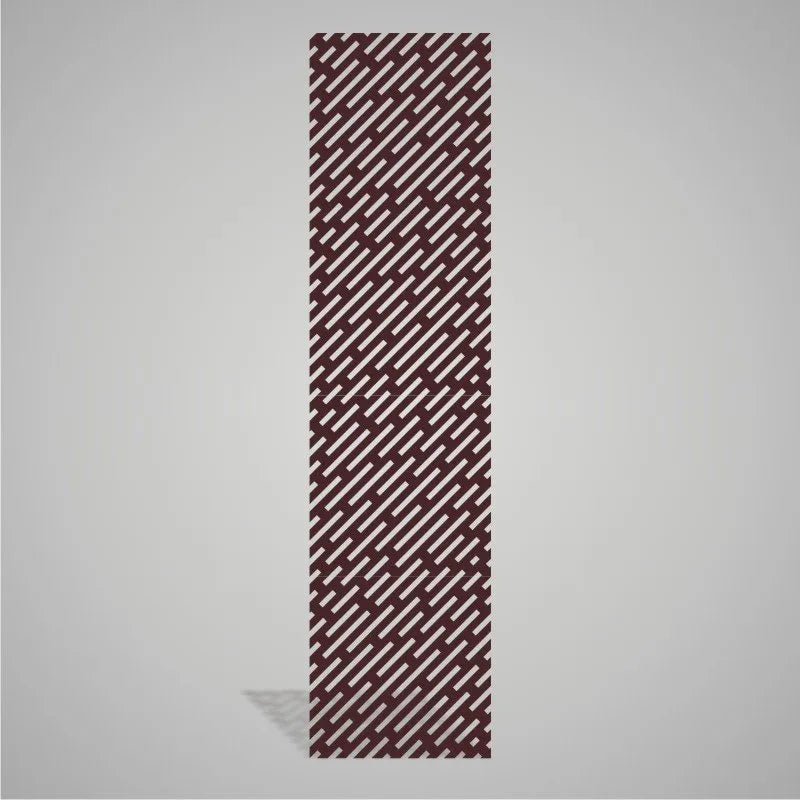 Self-adhesive Acoustic Felt Panel Lines 9 mm / Free Shipping-PET Felt Acoustic Panels-WallpanelsPRO-Dark Brown-Wall Panels Pro