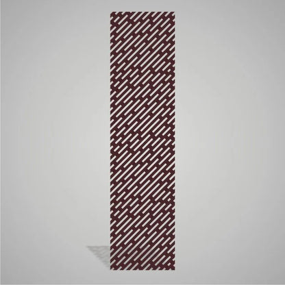 Self-adhesive Acoustic Felt Panel Lines 9 mm / Free Shipping-PET Felt Acoustic Panels-WallpanelsPRO-Dark Brown-Wall Panels Pro